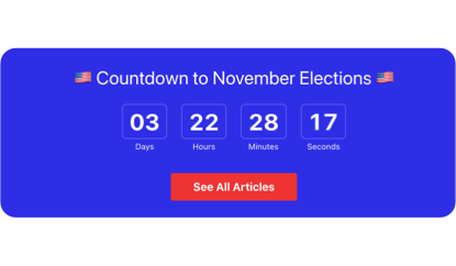 Election Countdown Clock Widget Template Widget For Website