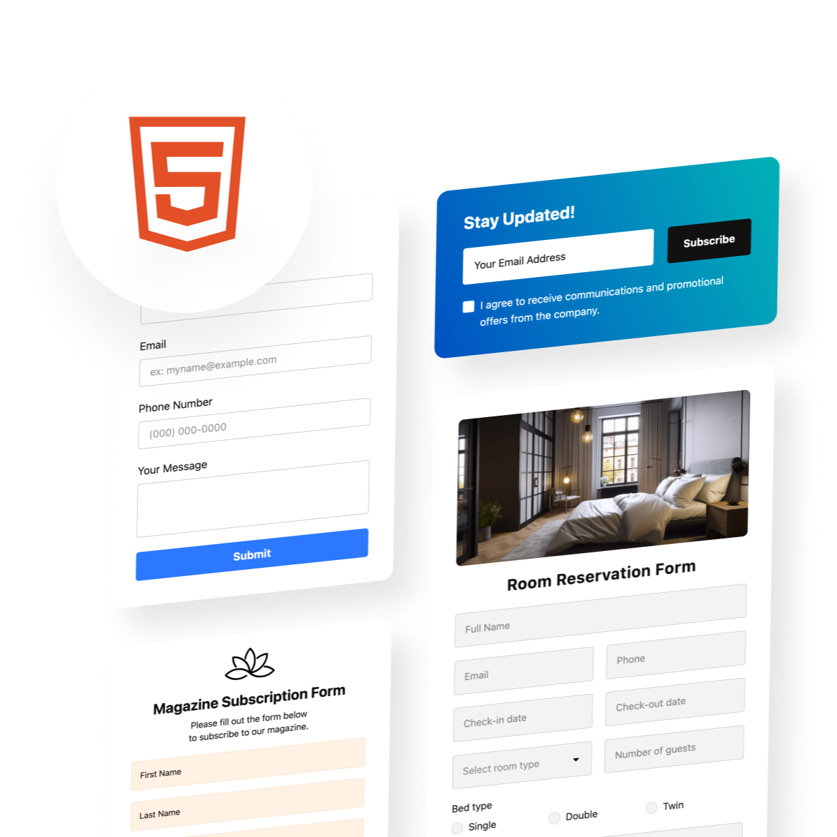 How to Create HTML Registration Form