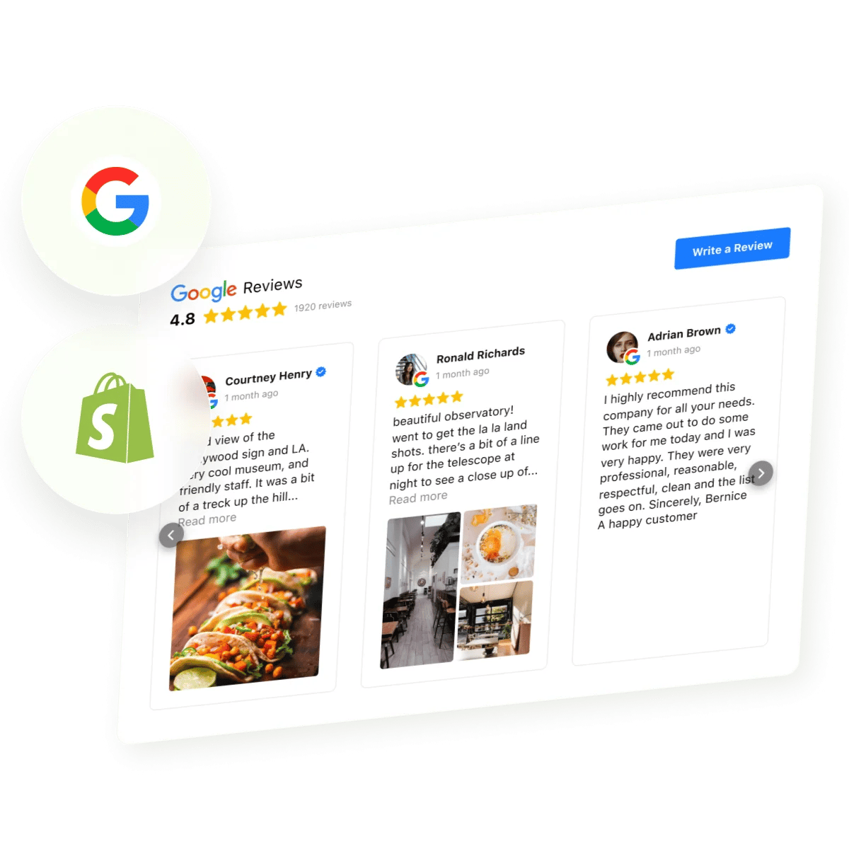How to Add Google Reviews to Shopify for Free