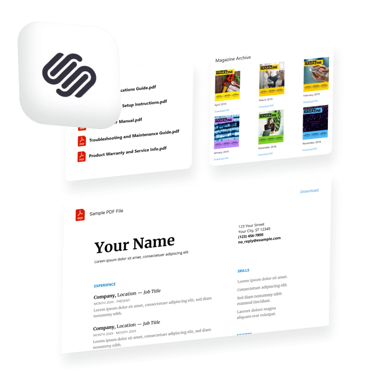 How to Add a PDF to Squarespace