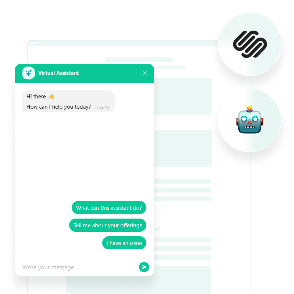 How to Embed an AI Chatbot to a Squarespace Website