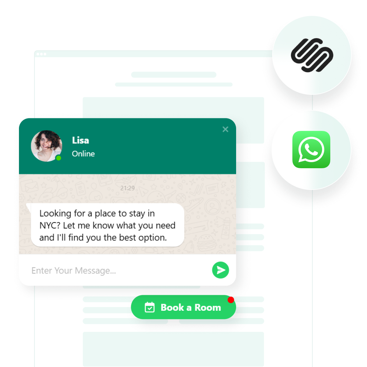 How to Add WhatsApp to a Squarespace Website