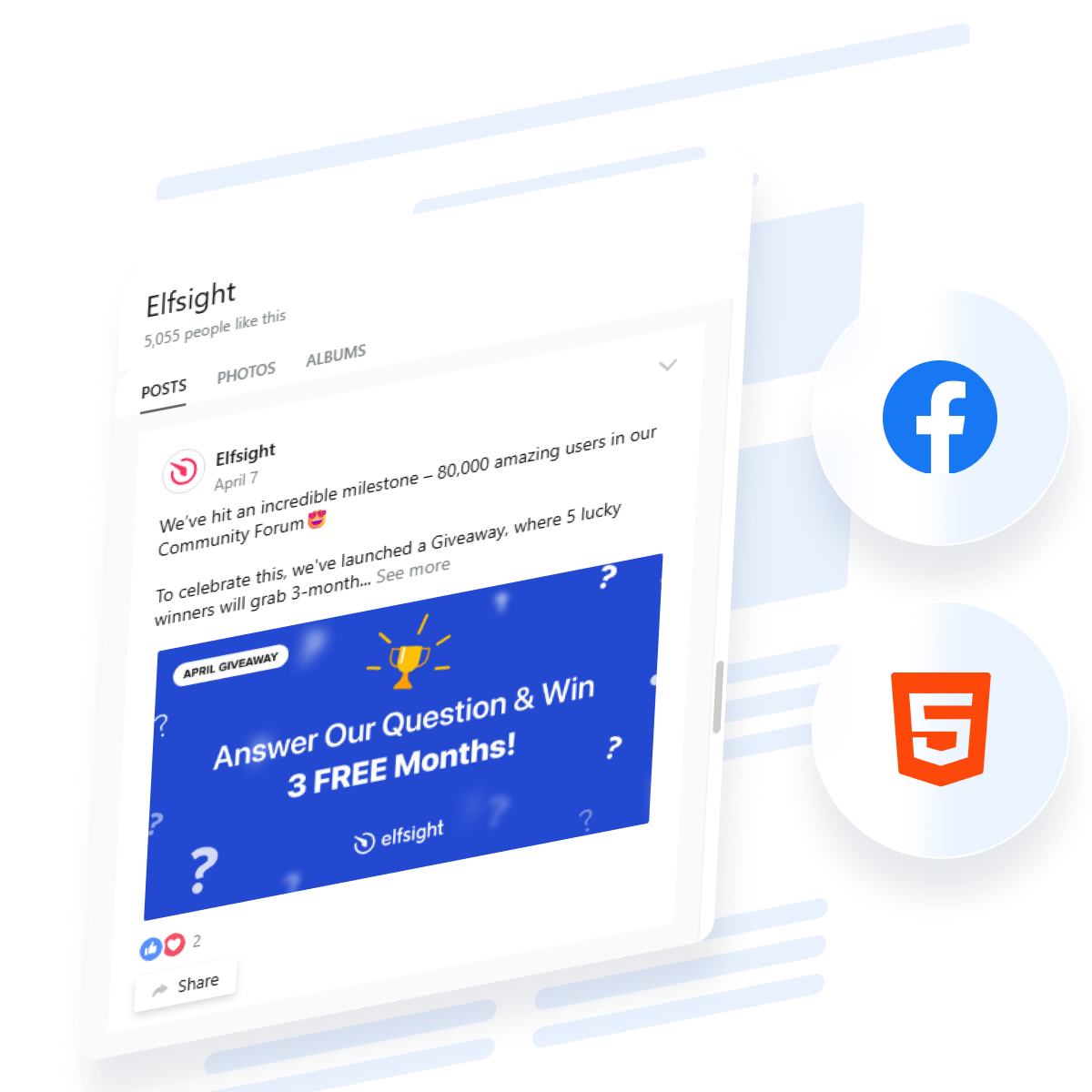 Facebook Feed HTML Code Generator for Your Website