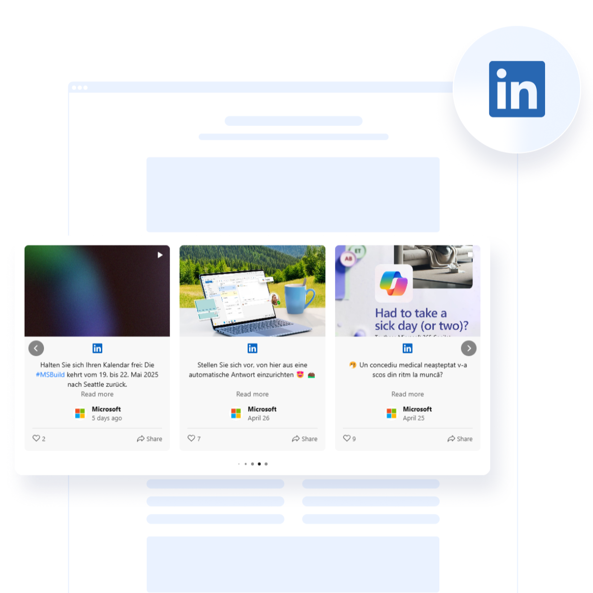 HTML Linkedin Feed Generator for Your Website
