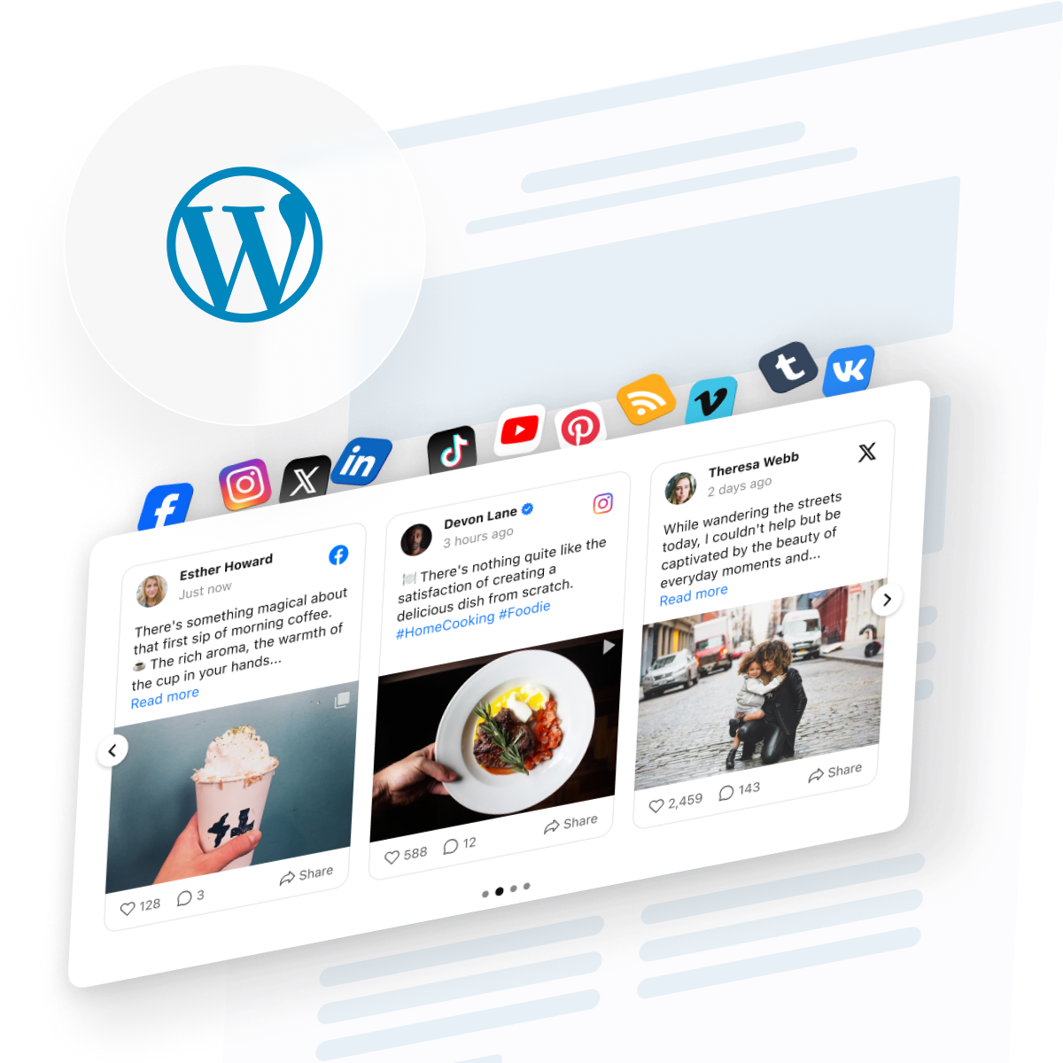How to Embed a Social Media Feed on WordPress