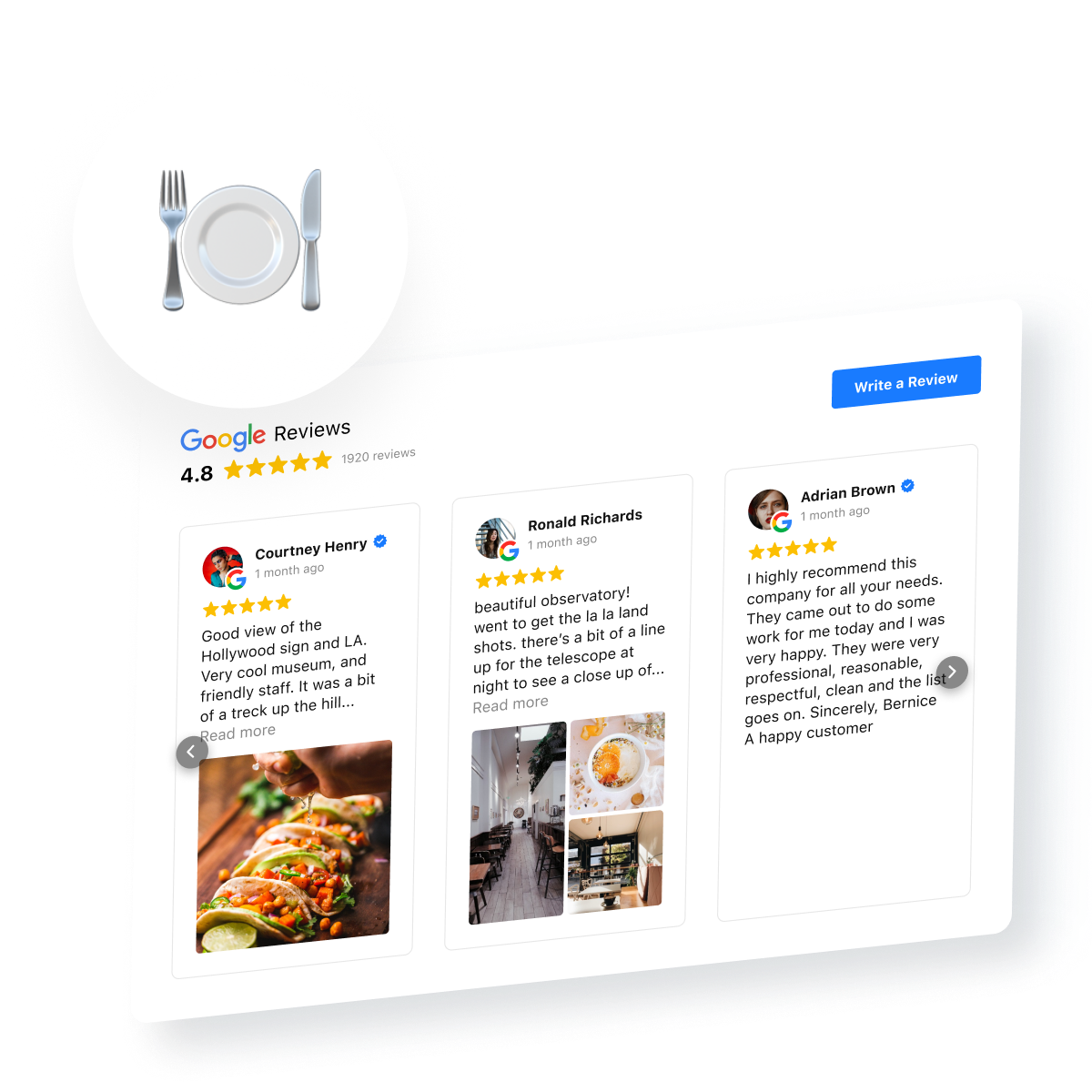Google Restaurant Reviews: How to Get, Manage & Display Them