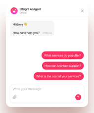 AI Chatbot Widget