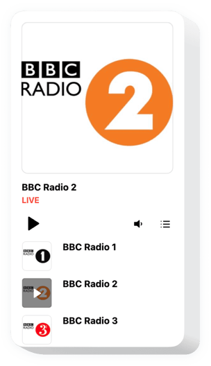  Radio Player widget for website