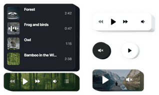 Widget Musica di sottofondo Elementor