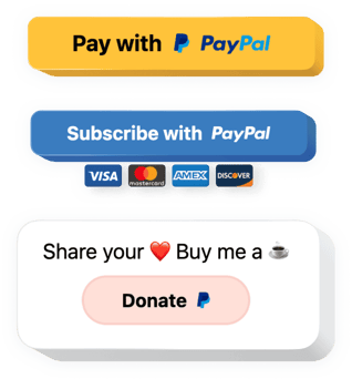  PayPal Button widget for website