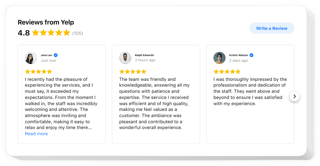 Showcase Your Best Reviews to Attract Customers