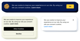 Ensure Compliance with Easy Cookie Notices