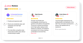 Showcase Your Best Reviews to Attract Guests