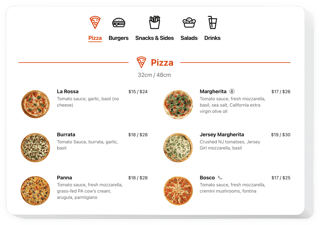 Tempt Guests with an Online Menu Display