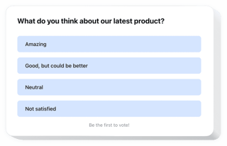 Gather Insights with Interactive Polls