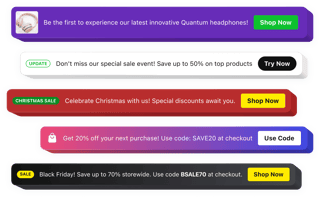 Keep Visitors Updated with Seasonal Promotions