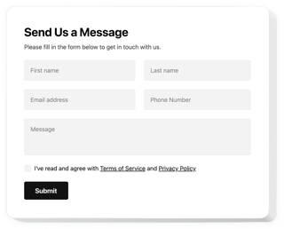 Streamline Inquiries with Easy Contact Forms