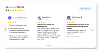 Instill Confidence Among Car Buyers with Real Feedback