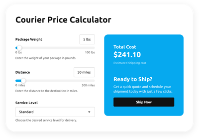 Courier Price Calculator
