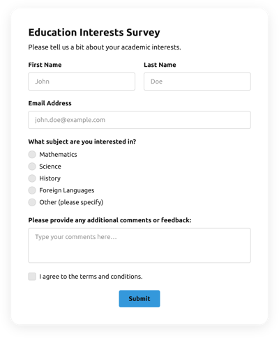 300+ Free From Templates for Websites [+ built-in AI Form Generator]