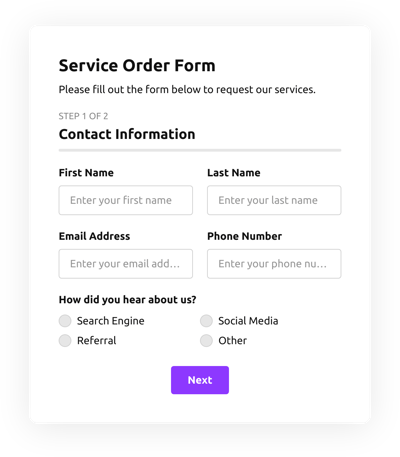 File Upload Multistep Form