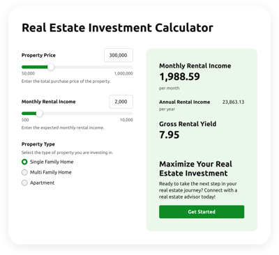 Real Estate Investment Calculator