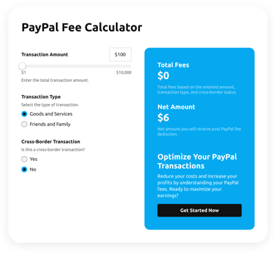 Add PayPal Fee Calculator to Your Website [free]