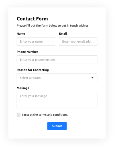 Multiple Emails Contact Form