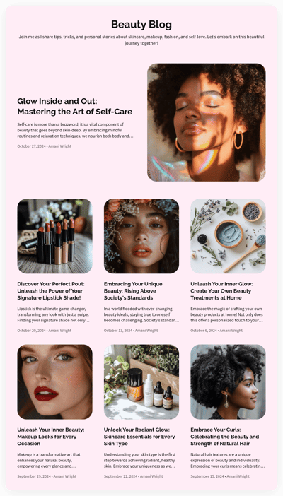 Beauty Blog