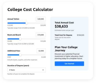 Add Cost Calculator on Website [Free]