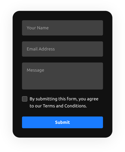 Footer Contact Form