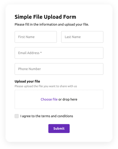 Simple File Upload Form