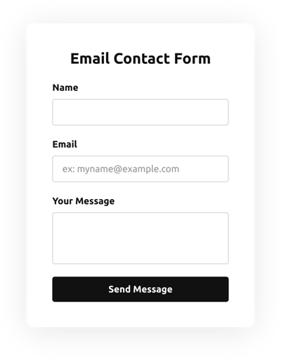 Email Contact Form