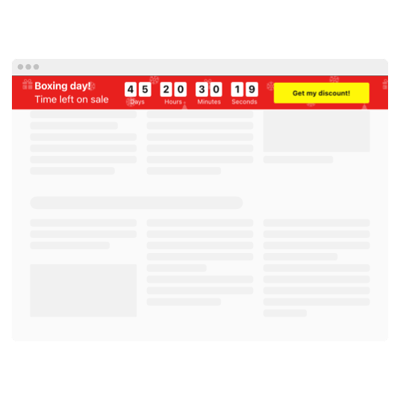 Boxing Day Countdown Timer