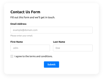 300+ Free From Templates for Websites [+ built-in AI Form Generator]