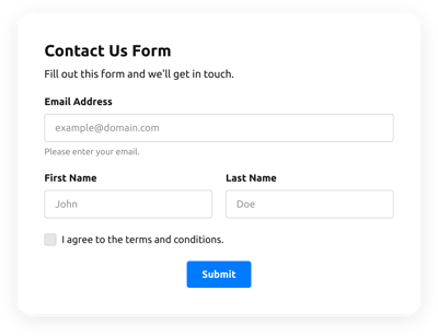 Basic Email Form