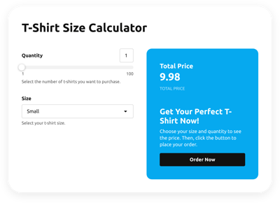 T-Shirt Size Calculator