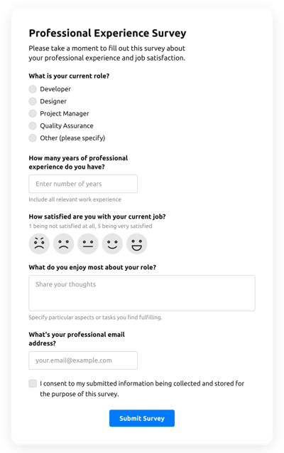 Survey Quiz