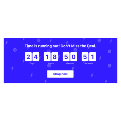 Cyber Monday Countdown Timer