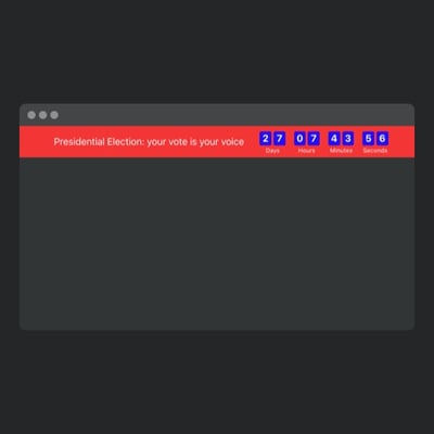 Election Countdown Timer