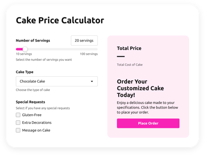 Cake Price Calculator