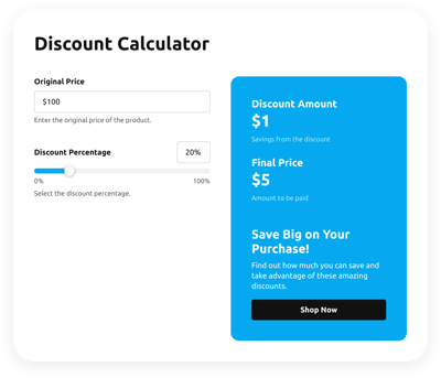 Discount Calculator