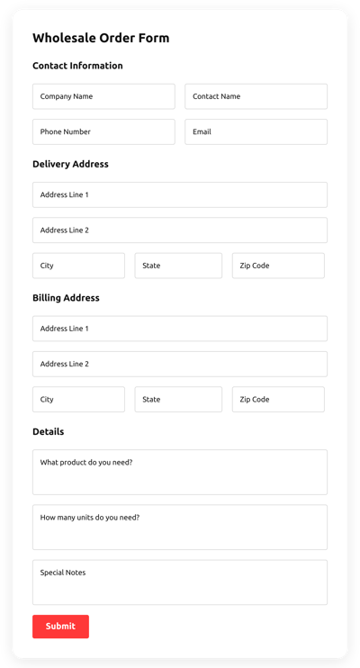 Create Job Application Form Template for Your Website [free forms]