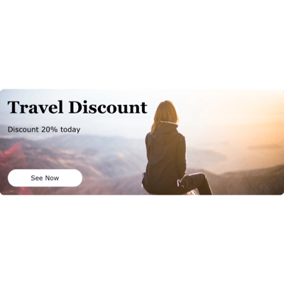 Travel Discount Banner