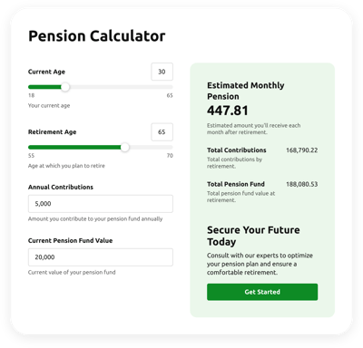 Pension Calculator