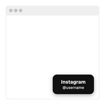 Follow on Instagram Button