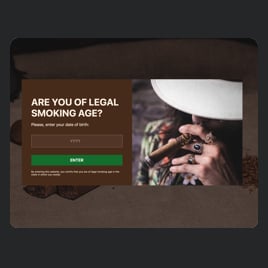 Cigars International Age Verification