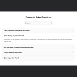 Search in FAQ