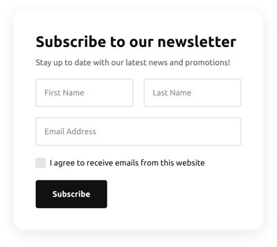 Subscribe Form