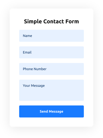 Basic Contact Form